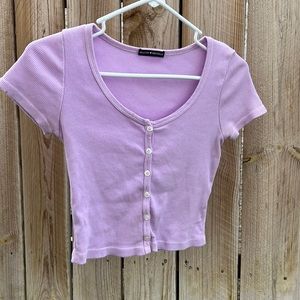 Brandy Melville Zelle Shirt Purple